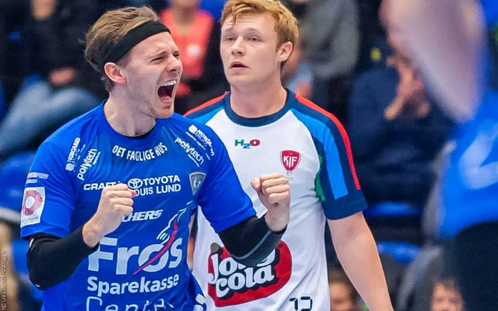 Mathias Jørgensen jubler over efter mål mod Kolding IF